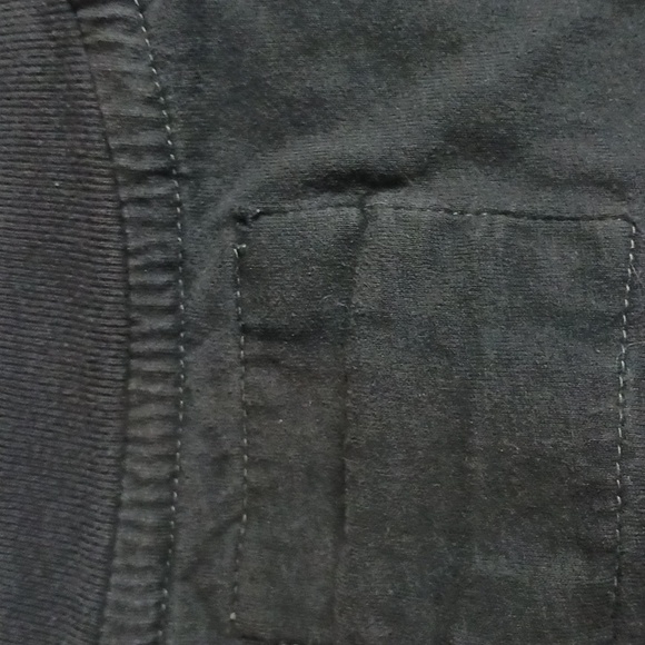 Aeropostale Faded Black Henley Long Sleeve Shirt Y2K Grunge Punk Size L - Picture 8 of 8